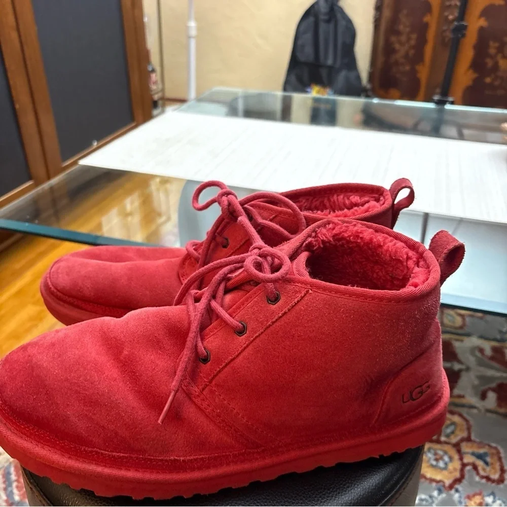 UGG Men's Red Suede Boots size 13